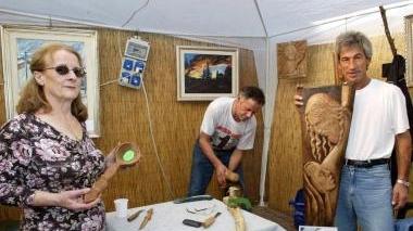 Un’edizione passata della festa del bosco a Turbone