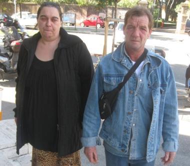 Stefano Canessa con la moglie Rossella Chiedono al Comune una casa popolare    