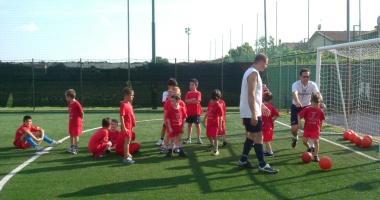 Un allenamento dei Piccoli Amici 2003 della Polisportiva Zambra 