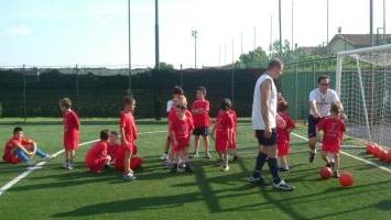 Un allenamento dei Piccoli Amici 2003 della Polisportiva Zambra