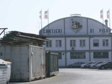 La sede dei Cantieri di Pisa 