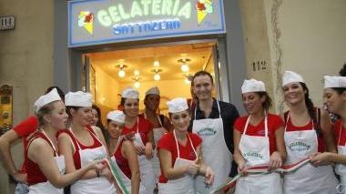 La nuova gelateria Sottozero in via Garibaldi