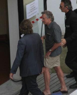 Robert De Niro sul set di Manuale damore 3 a Castiglione della Pescaia      