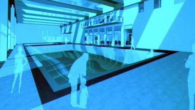 Unimmagine del progetto della nuova piscina 