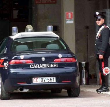 Una pattuglia dei carabinieri 