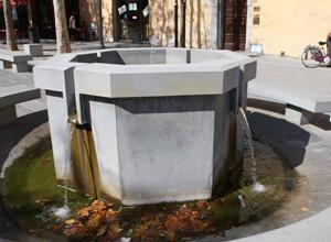 Smontata la fontana in piazza dei Caduti