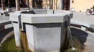 Smontata la fontana in piazza dei Caduti