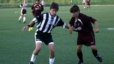 Un momento di gioco di una delle partite andate in scena nell’ambito dei campionati provinciali della Figc