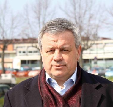 Marco Marchi vicesindaco di Pietrasanta durante la giunta Mallegni   