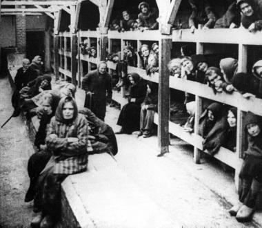 Ebrei nel campo di Birkenau 