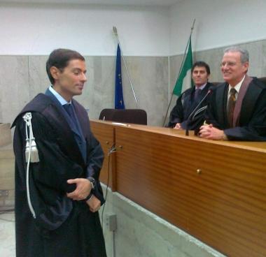 <b>NUOVO GIUDICE</b> Il dottor Andrea Stramenga       
