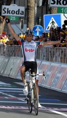 Larrivo del Giro lanno scorso a Marina 