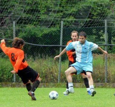 Una gara del calcio dilettanti 