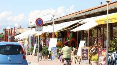Viale Europa a Torre del Lago