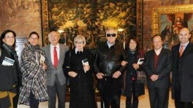 I partecipanti alla conferenza stampa
