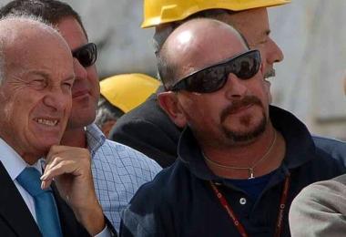 Augusto Ricci, loperaio morto dopo lincidente in cava Qui &egrave; assieme a Fausto Bertinotti  