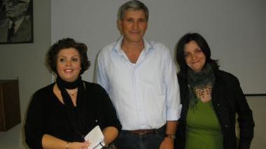 Da sinistra, Carolina Signori, Ferdinando Betti e Barbara Innocenti