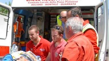 La Croce rossa di Quarrata in azione