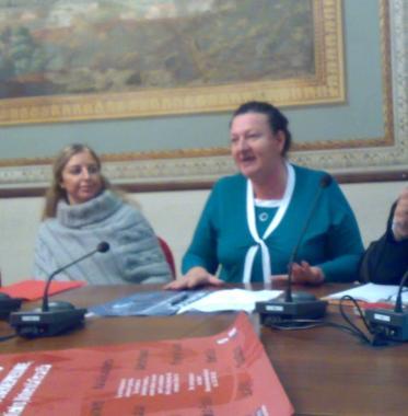 A destra Grazia Batini 