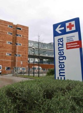 Lingresso del pronto soccorso del Versilia  