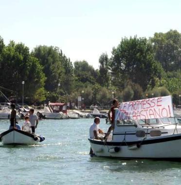 La protesta sul Magra a fine agosto    