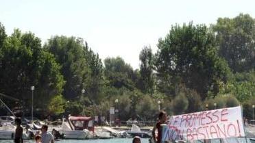 La protesta sul Magra a fine agosto