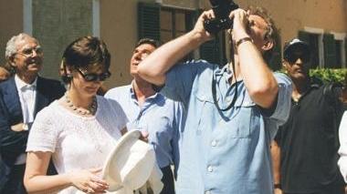 Blair mentre fotografa l’eclissi