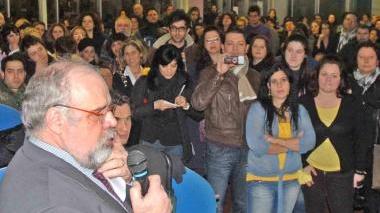 Umberto Costamagna parla ai dipendenti ex Answers