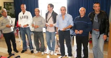 Due momenti della premiazione 