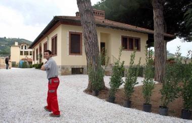 <b>COMPLESSO.</b> Villa Gori dopo i primi interventi di ristrutturazione 