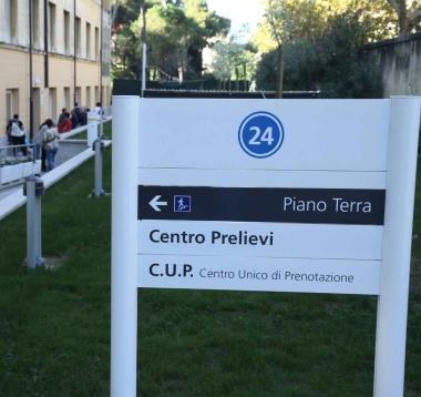 Il centro prelievi dellospedale 