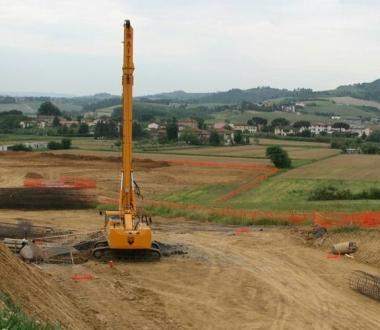 Cantiere sulla 429 