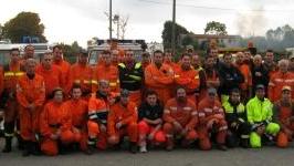 Il folto gruppo dei partecipanti alla manifestazione di Luni