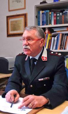 Il comandante dei vigili di Montale Cataldo Lo Iacono