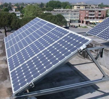 <b>PANNELLI.</b> Per produrre energia fotovoltaica       