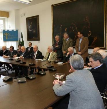 Una riunione alla Fondazione 