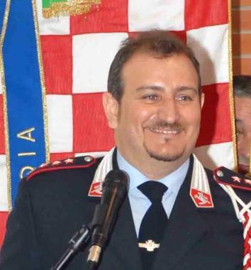 Il comandante dei vigili Giuseppe Napolitano a destra Bartoli 