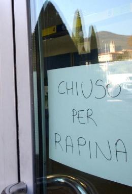 Lufficio postale rapinato ieri 