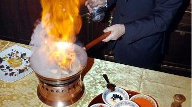 Un piatto alla fiamma