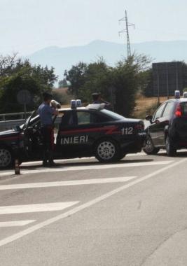 <b>CARABINIERI.</b> Un posto di blocco 