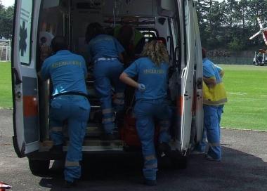 <b>I SOCCORSI.</b> Al ragazzino 