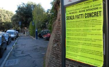 <b>MANIFESTO.</b> Dove vengono elencate dai cittadini le magagne della frazione        