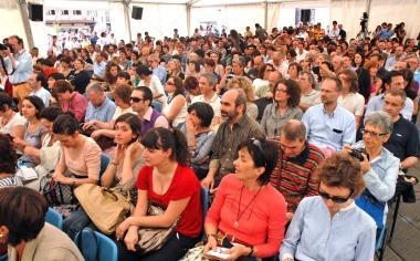 Platea da tutto esaurito nel maggio scorso per il festival Dialoghi sulluomo 