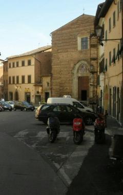Uno scorcio del centro storico di San Miniato