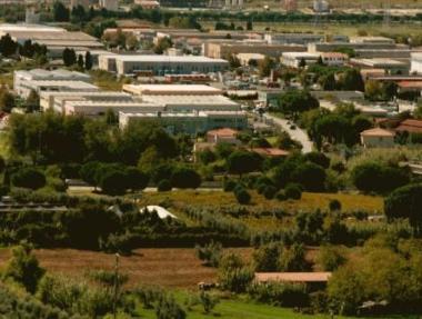 Una veduta aerea dell area delle Morelline   
