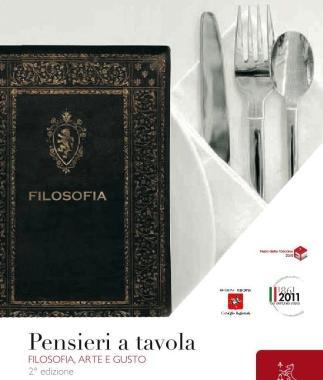 La locandina della rassegna Pensieri a tavola     