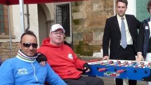 Un biliardino per disabili