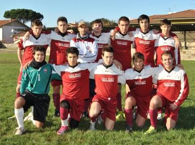 La squadra degli Juniores provinciali del Chiesina che si sta ben comportando nel campionato di categoria        