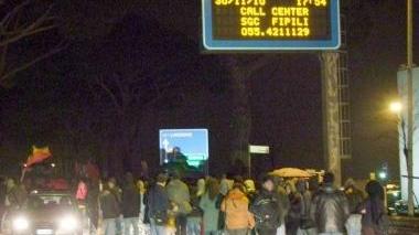 Le lunghe ore prima del corteo