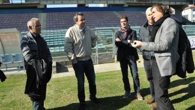 Sopralluogo del Comune, con lassessore Eligi, allArena Garibaldi 